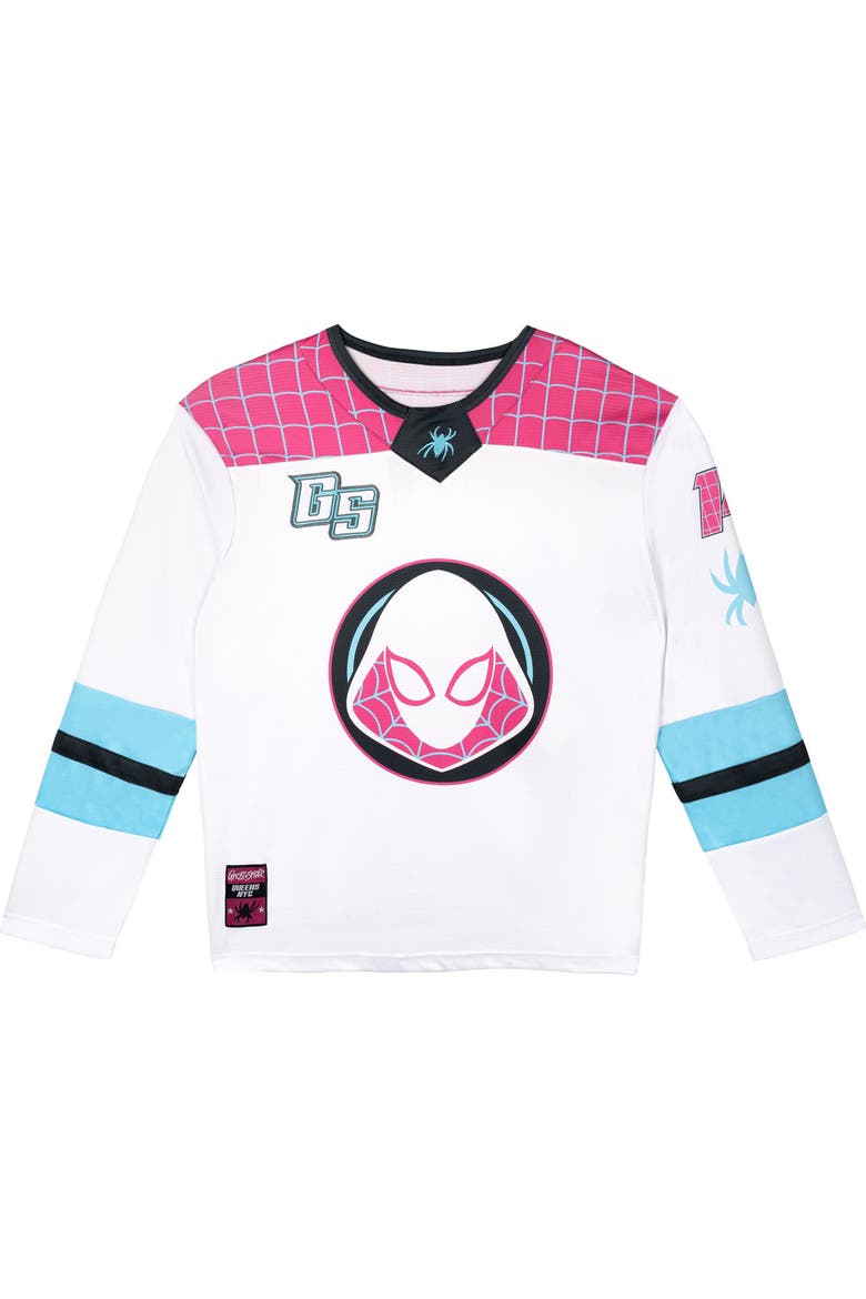 Spider-Verse Hockey Jersey, Main, color, Pink Ghost Spider