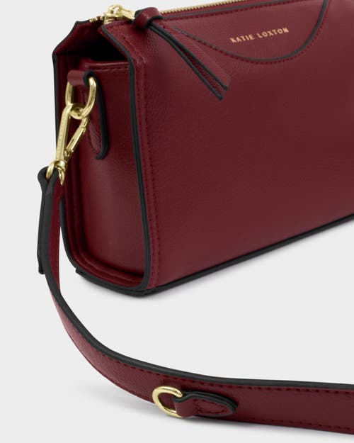 Katie Loxton Alba Crossbody Bag In Burgundy