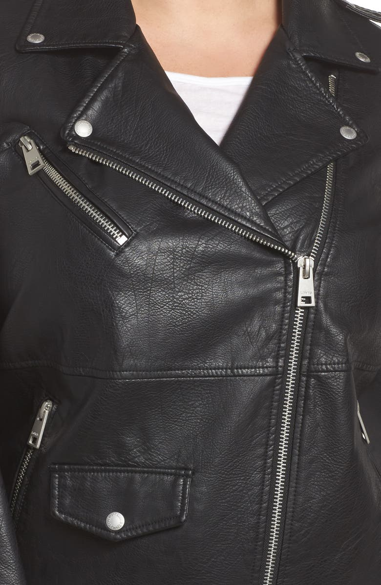 Levi's<sup>®</sup> Oversize Faux Leather Moto Jacket, Alternate, color,