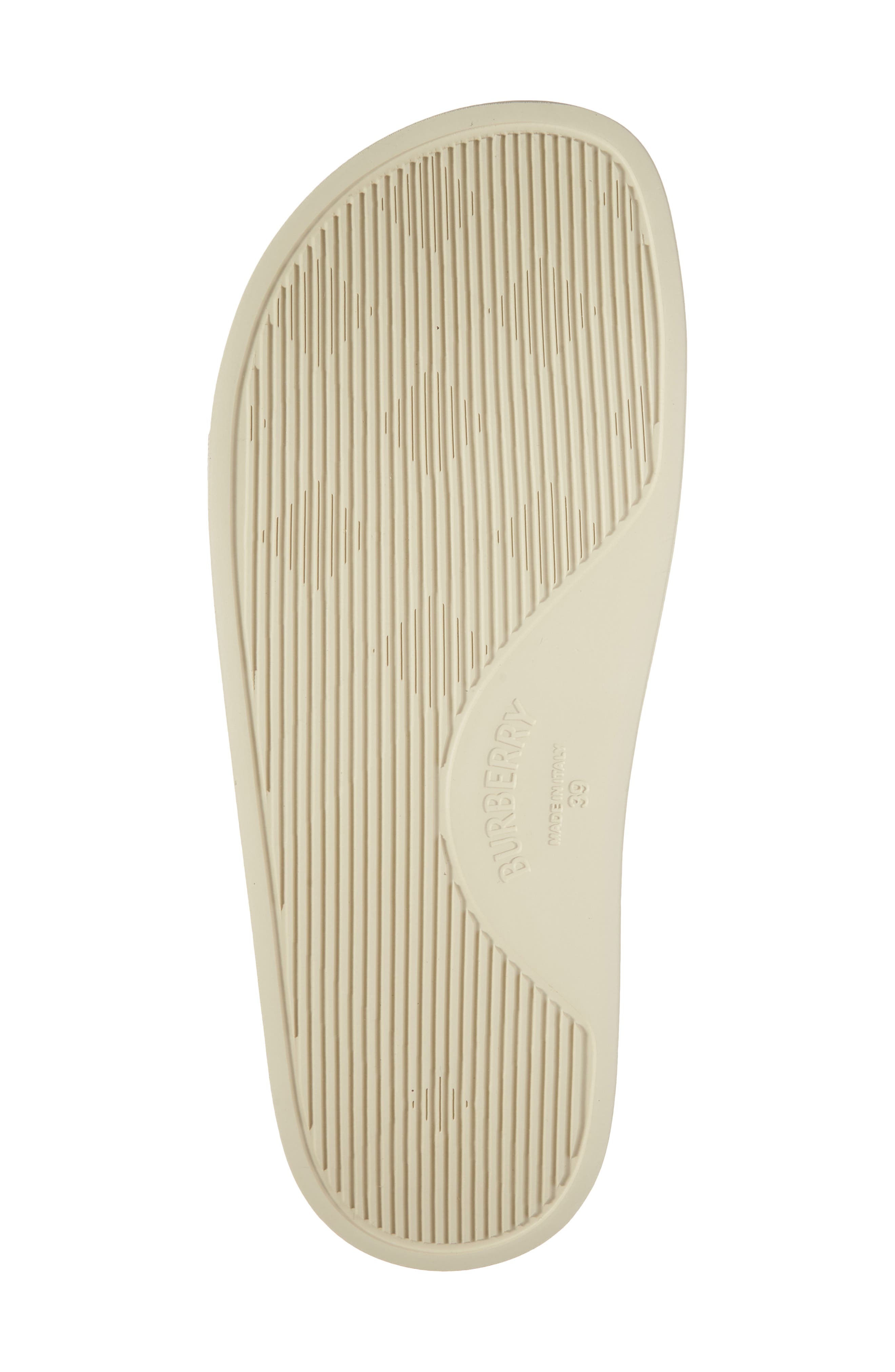 Burberry Furley Check Slide Sandal, Alternate, color, Ssm Beige Check