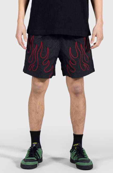 Fiery Nylon Running Shorts