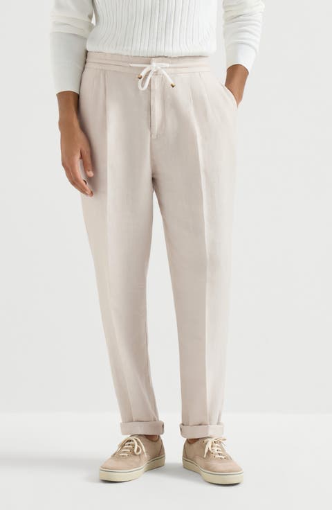 Trousers with drawstring