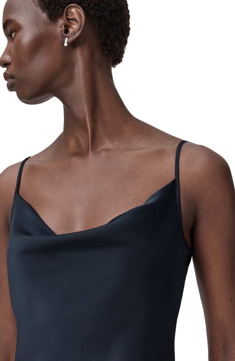 AllSaints Hadley Satin Slipdress, Alternate, color, 