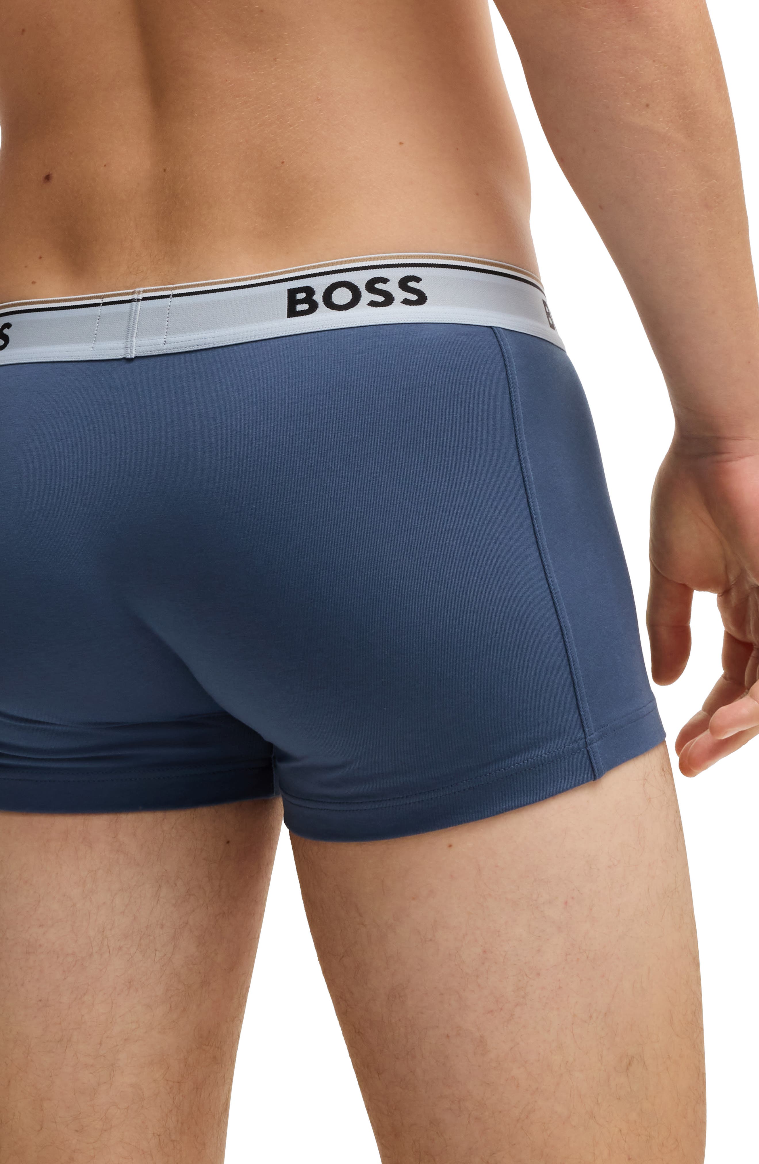 BOSS Power Assorted 3-Pack Stretch Cotton Trunks (Men) | Nordstromrack