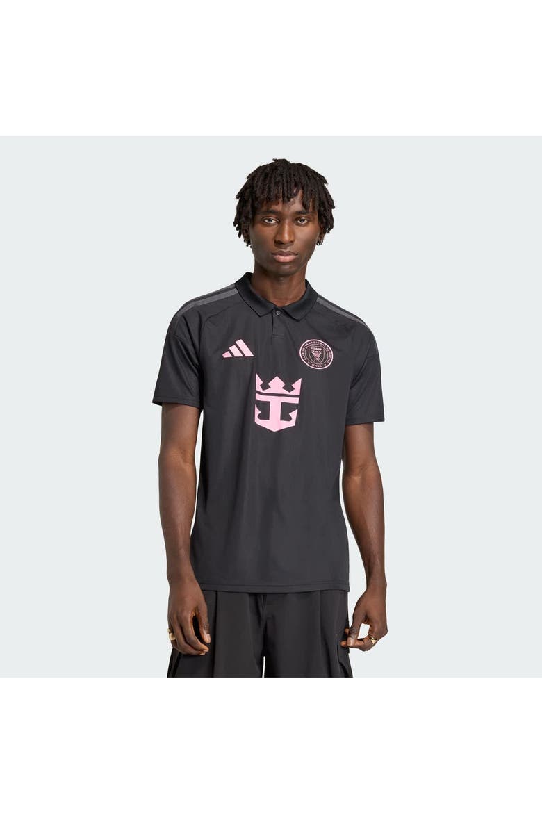 Men's adidas Lionel Messi Black Inter Miami CF 2026 Presagio Replica Jersey, Alternate, color, Black