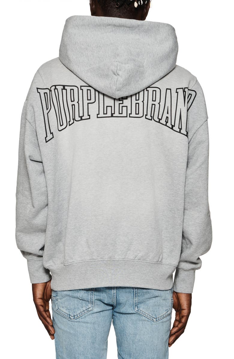 Oversize Logo Graphic Fleece Hoodie