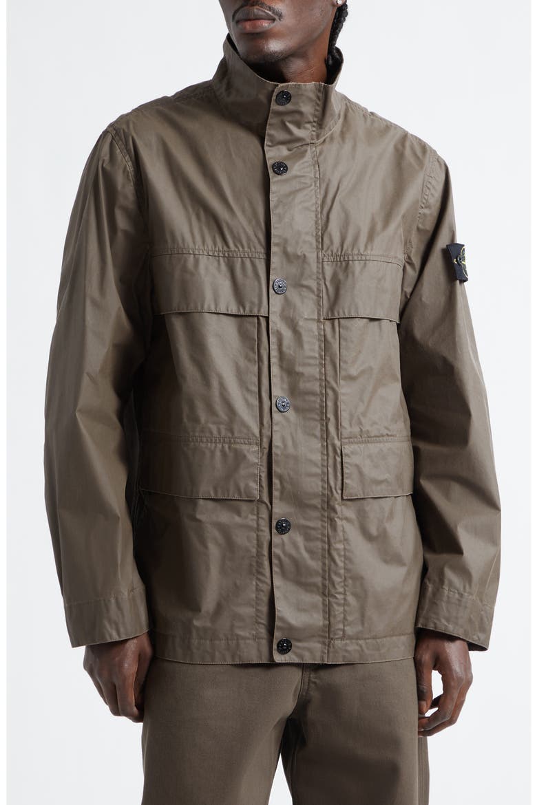 Waxed Field Jacket, Main, color, UMBER