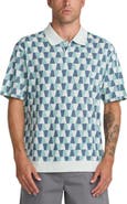 RVCA Ivy League Geo Print Piquè Polo