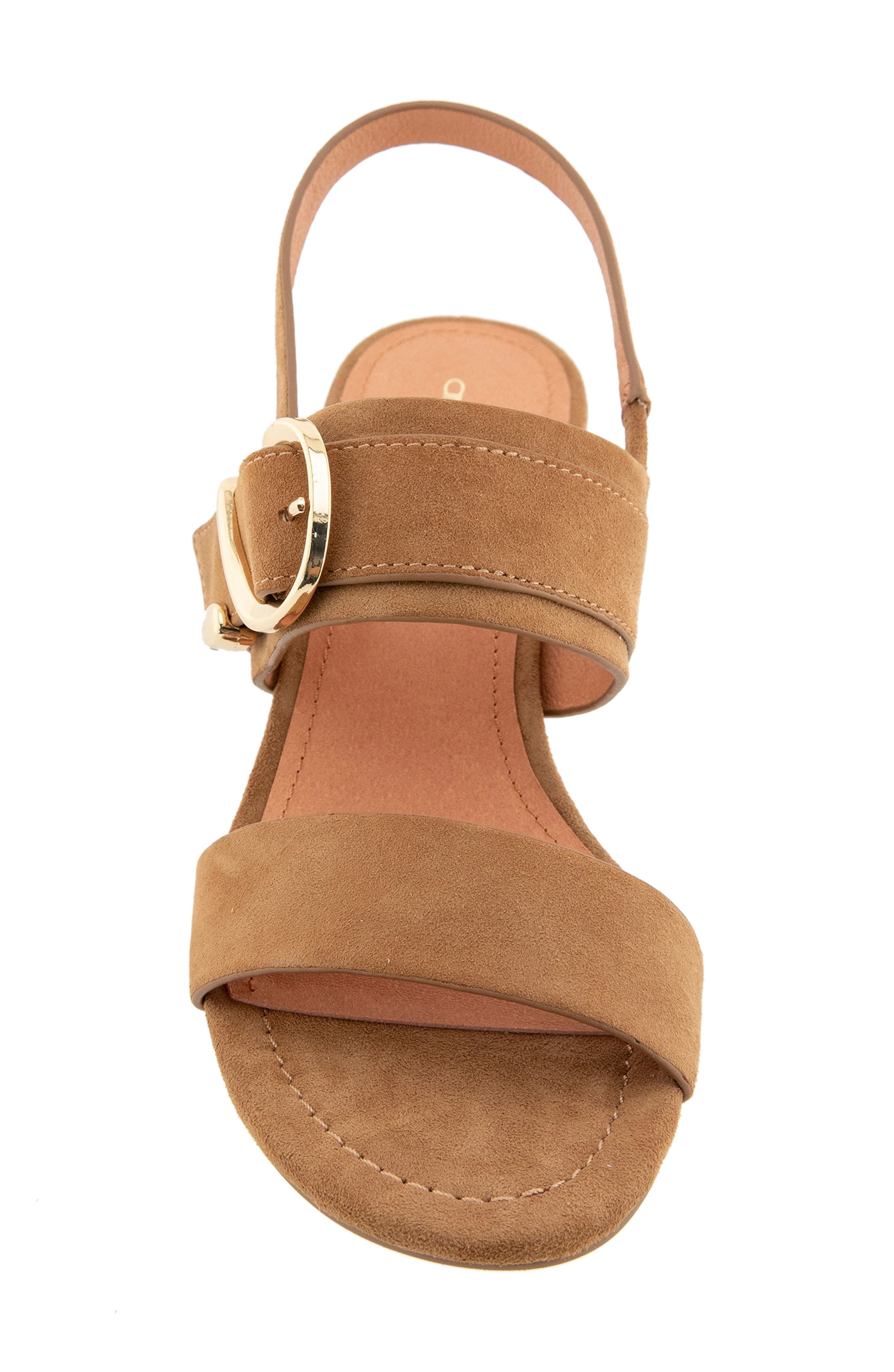 André Assous Patresa Ankle Strap Sandal, Alternate, color, Cognac
