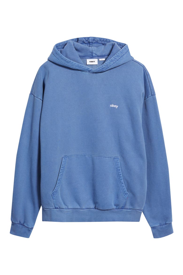Lowercase Pigment Hoodie, Alternate, color, PIGMENT ELECTRIC INDIGO