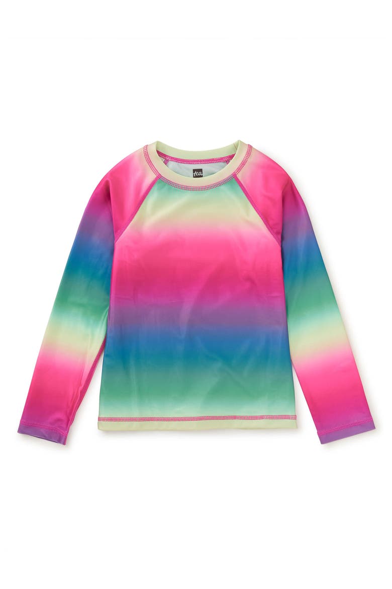 Long Sleeve Rash Guard, Main, color, Rio de Janeiro Rainbow