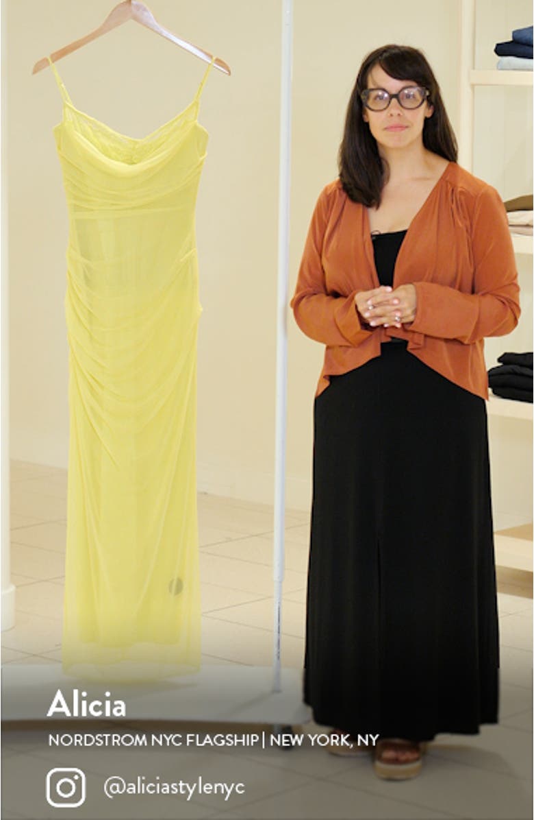 Nalini Mesh & Lace Corset Gown, sales video thumbnail