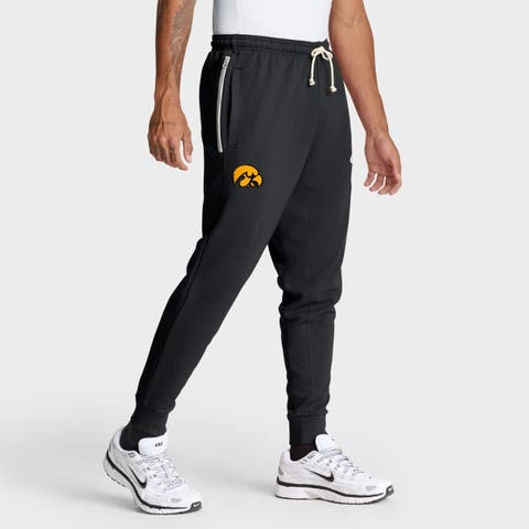 Men's Nike Black Iowa Hawkeyes 2025 Sideline Performance Taper Pants