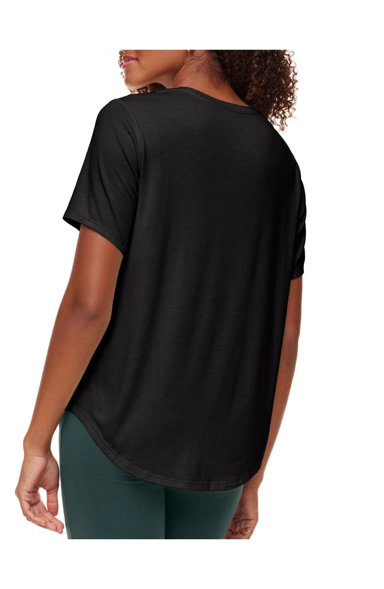 Adore Me Molly Soft Jersey T-Shirt, Alternate, color, Dark Black