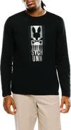 Psycho Bunny Ty Long Sleeve Embroidered Pima Cotton T-Shirt
