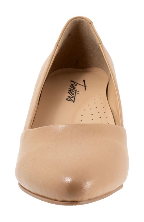 Trotters Kylie Kitten Heel Pump In Beige