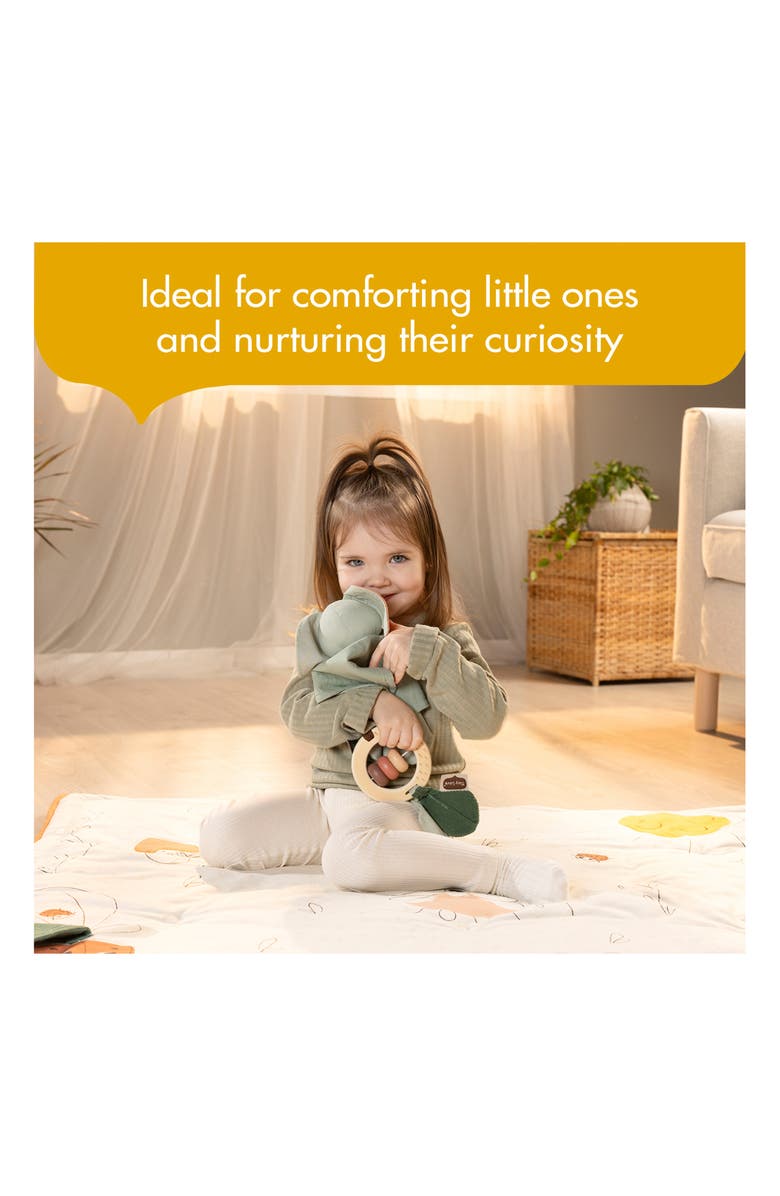 TINY LOVE Soft Bunny Lovey & Wooden Rattle Set, Alternate, color, Garden Of Adventure Collection