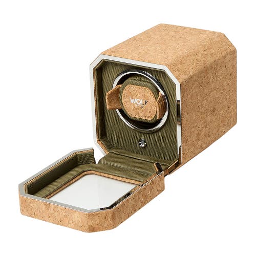 Wolf Cortica Single Watch Winder In Natural Cork