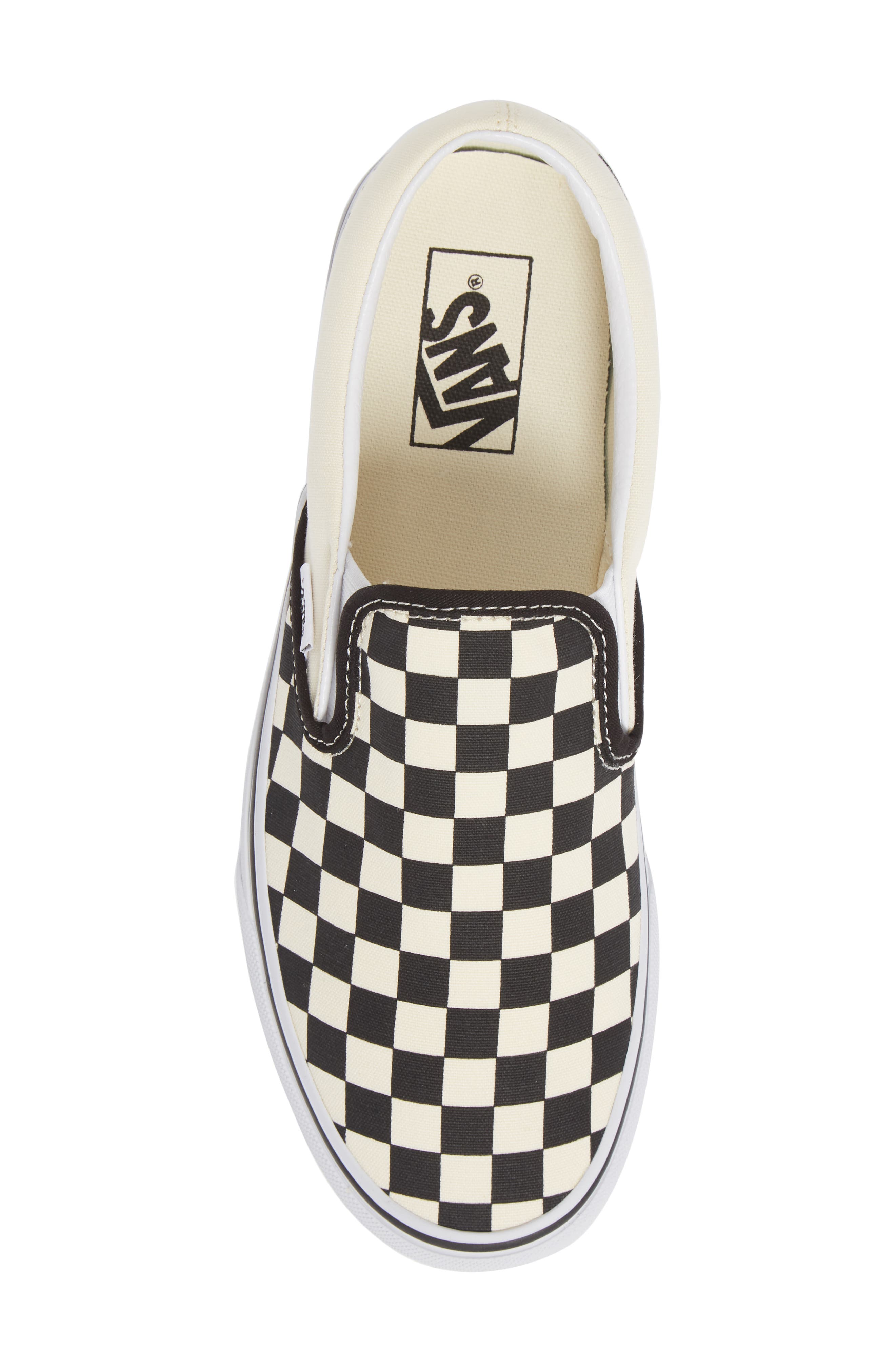 Vans Classic Slip-On, Alternate, color, Black White Checker
