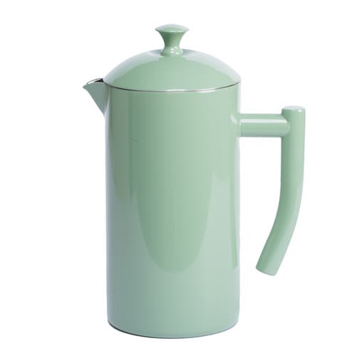 FRIELING Double-Walled Stainless Steel French Press Coffee Maker, 34 fl oz in Dilly Bean Green 