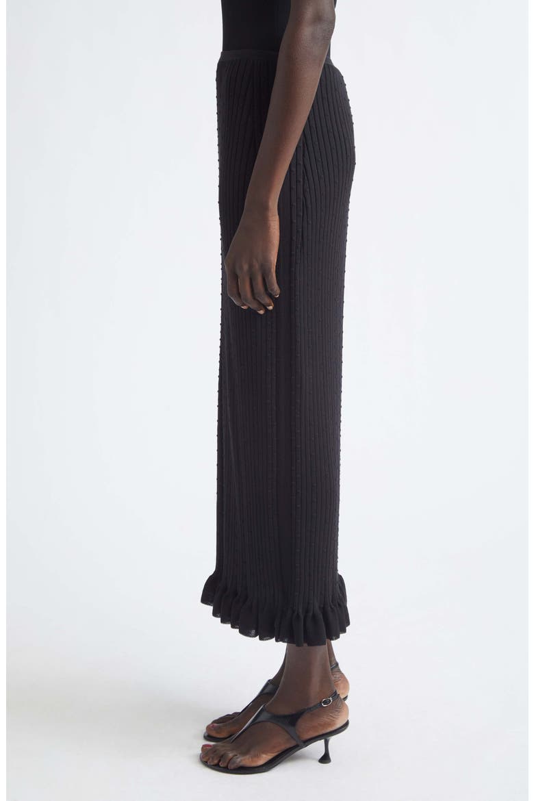 Monet Fine Bobble Knit Skirt, Alternate, color, BLACK
