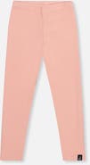 Deux par Deux Vertical Rib Elastic Waist Leggings