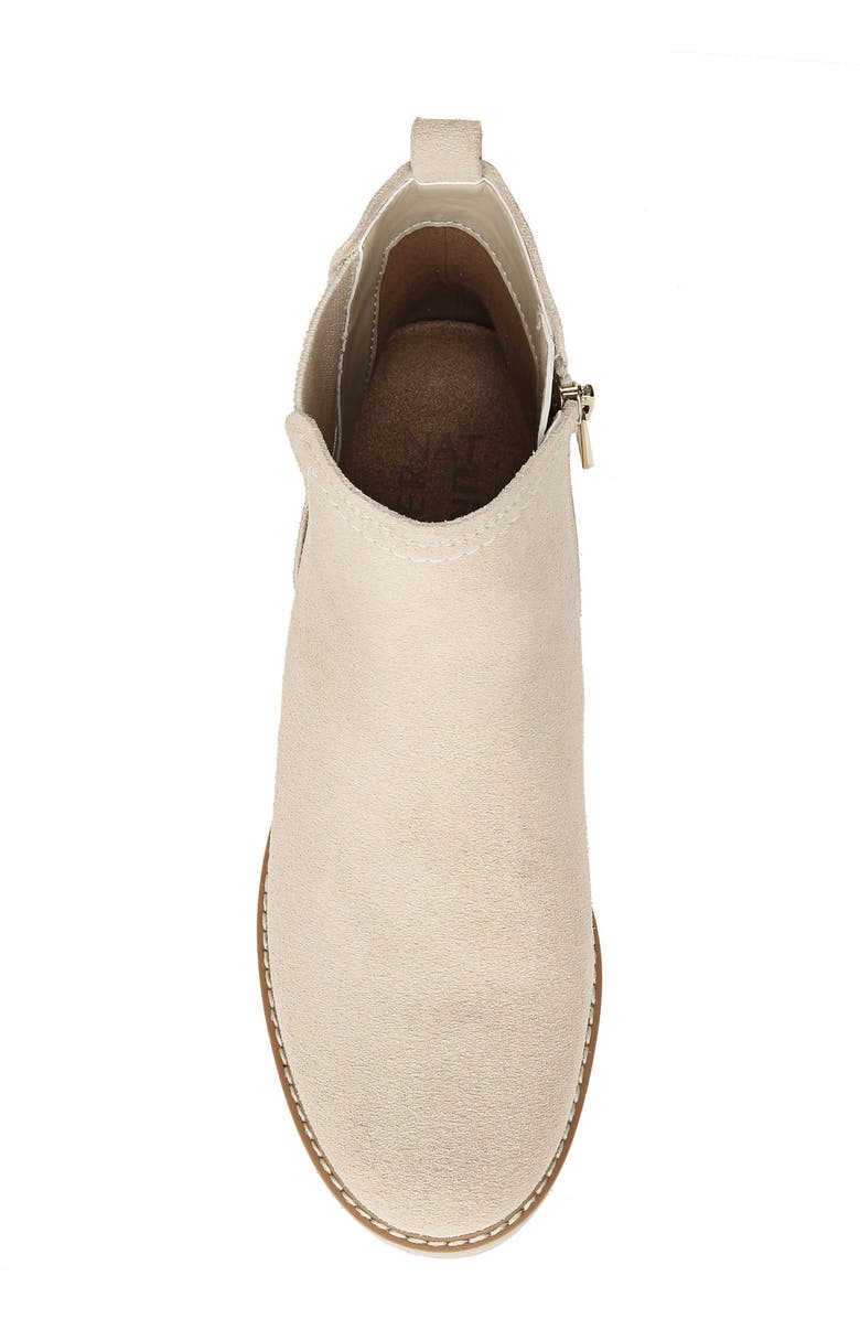 Naturalizer Darry Water Repellent Platform Bootie, Alternate, color, Porcelain Beige Suede