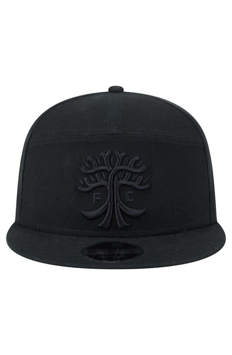 New Era Men's New Era Black Austin FC Canvas Camp 9FIFTY Snapback Hat, Alternate, color, Black