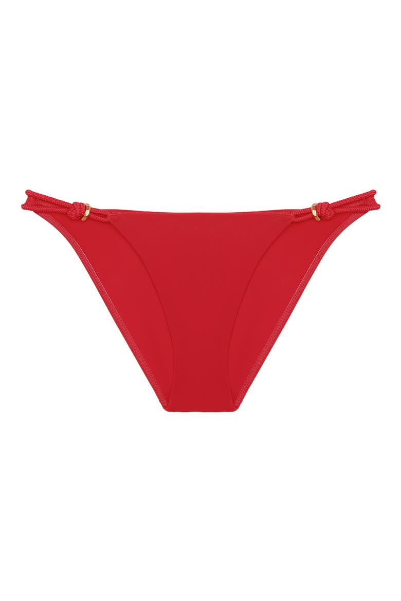 Gal Bikini Bottoms, Alternate, color, RED