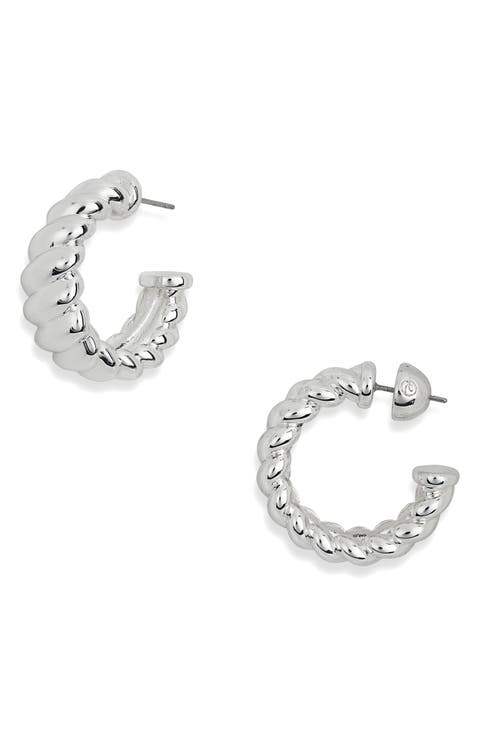 So Twisted Hoop Earrings
