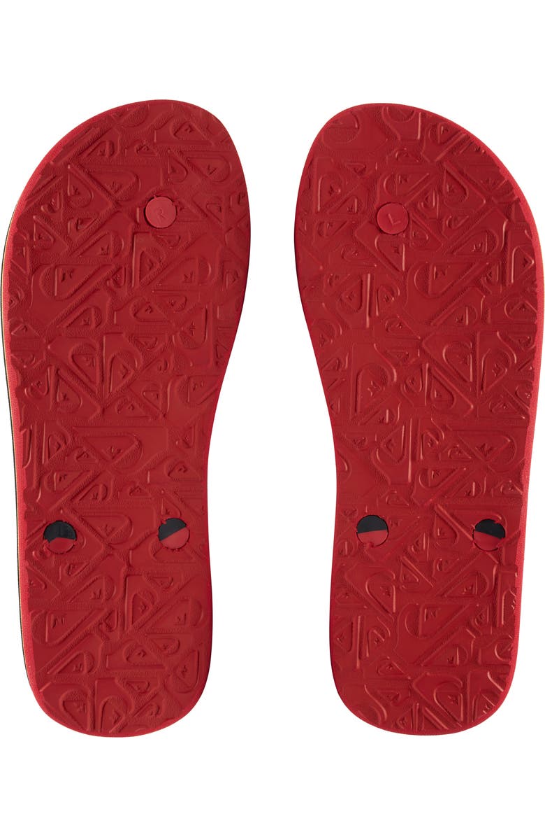 Quiksilver Haleiwa Core Water Resistant Flip Flop, Alternate, color,