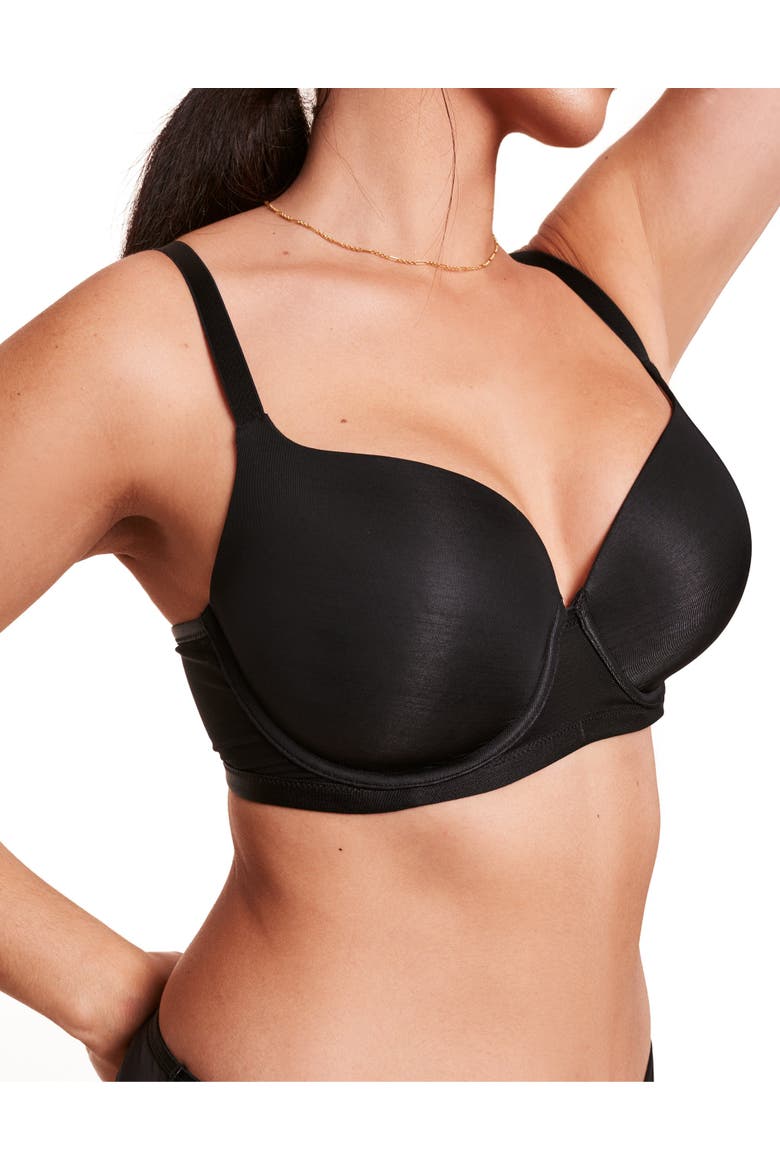 Fallon Contour Full Coverage Bra, Alternate, color, Black