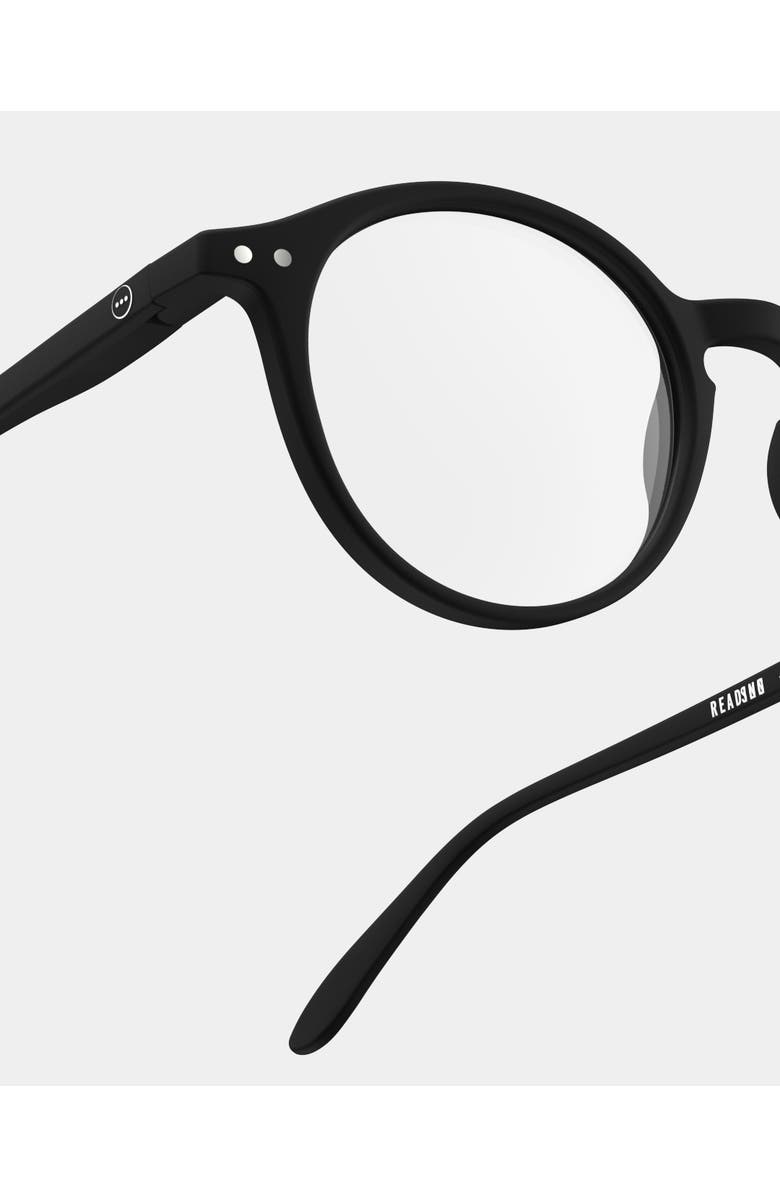 IZIPIZI #D 48mm Pantos Reading Glasses, Alternate, color, Black