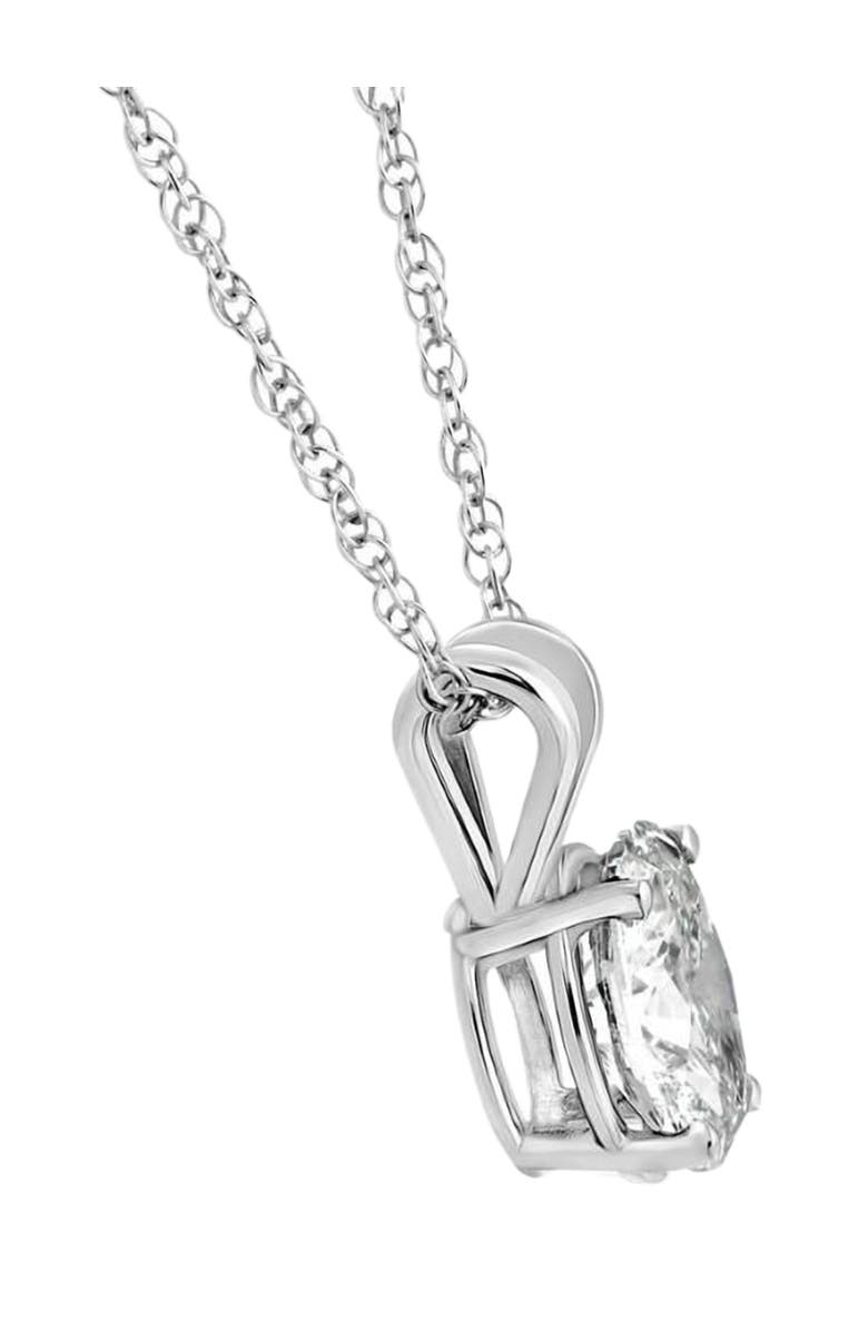 Bliss Diamond 5/8Ct Certified Lab Grown Oval Diamond Solitaire Pendant 14k Gold Necklace, Alternate, color, 