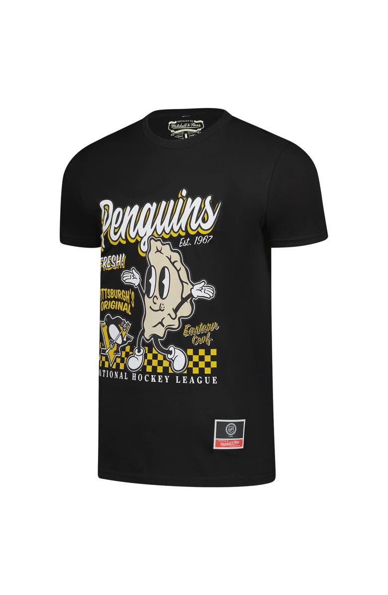 Mitchell & Ness Men's Mitchell & Ness Black Pittsburgh Penguins Local Food T-Shirt, Alternate, color, 