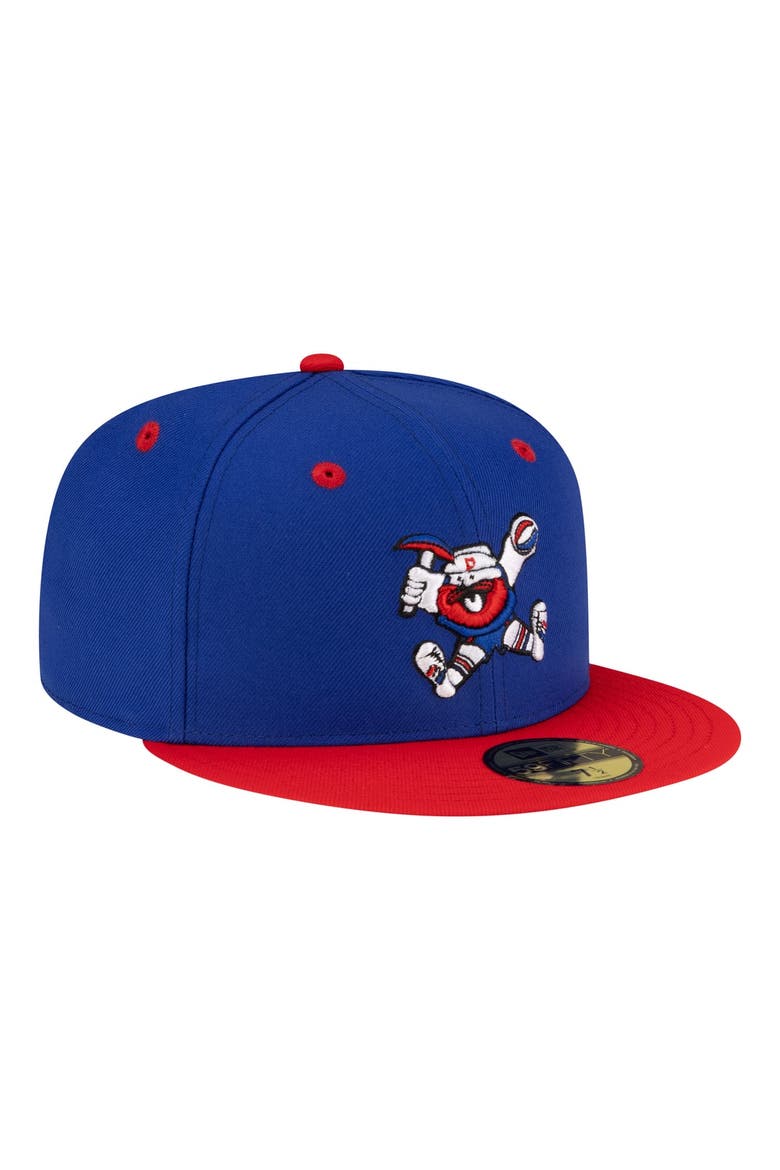 Men's New Era  Royal/Red Denver Nuggets 80s Throwback 59FIFTY Fitted Hat, Alternate, color, Royal