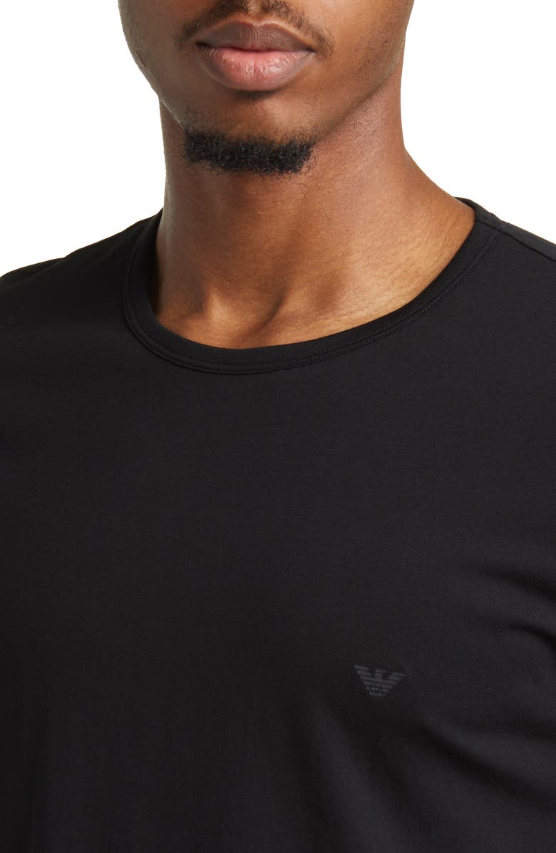 Emporio Armani 3-Pack Crewneck Cotton T-Shirts, Alternate, color, 