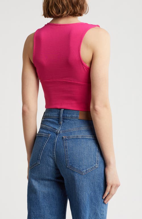 Love By Design Jade Deep V-neck Crop Top