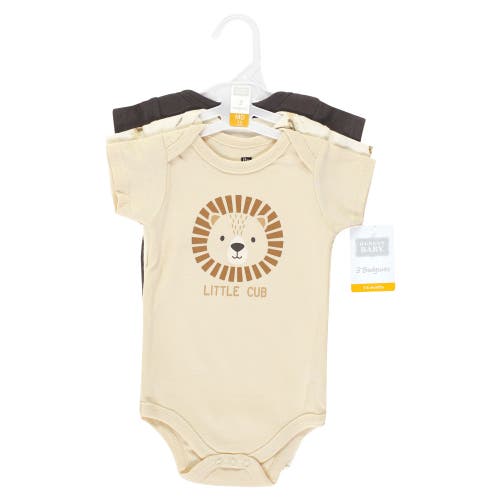 Hudson Baby Soft Cotton Bodysuit Triple Pack