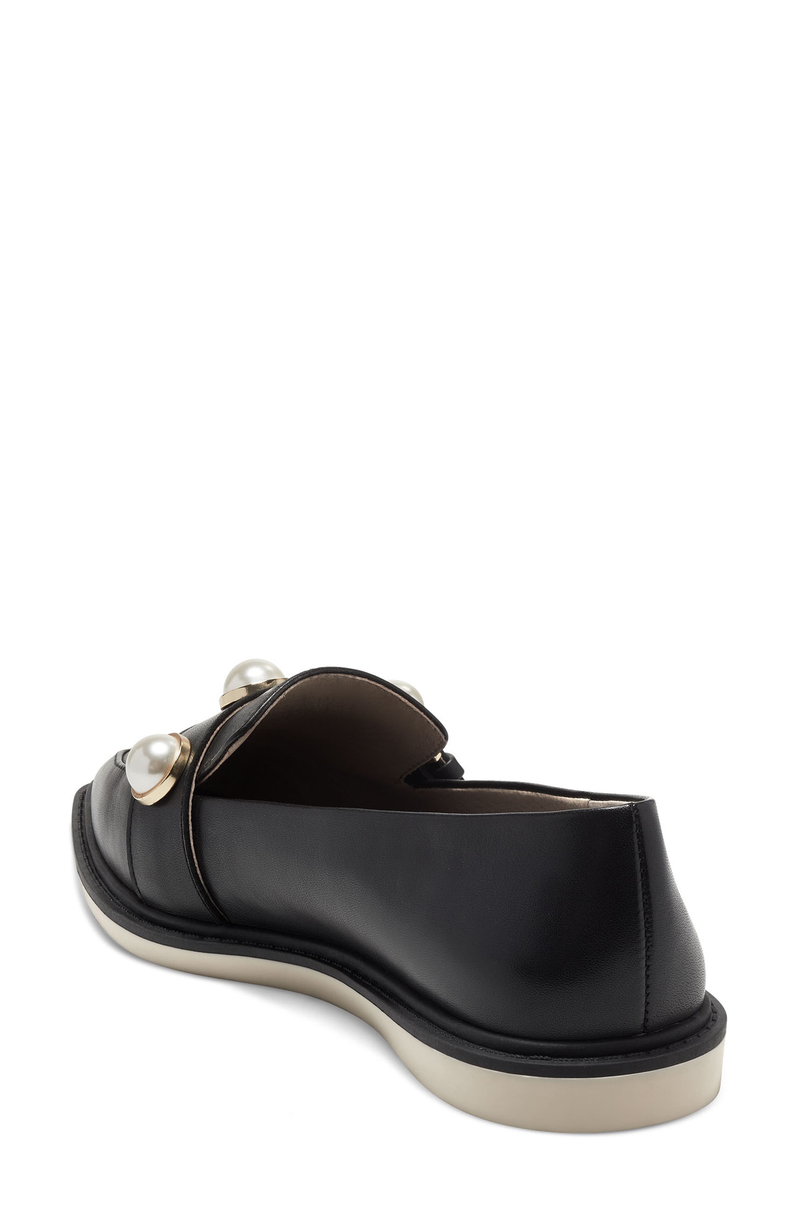 Calder Loafer, Alternate, color, BLACK LEATHER
