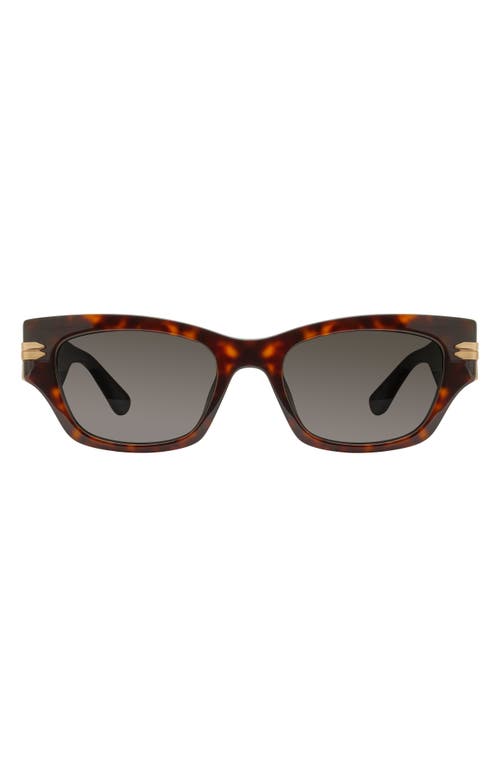 Stuart Weitzman 52mm Gradient Rectangular Sunglasses