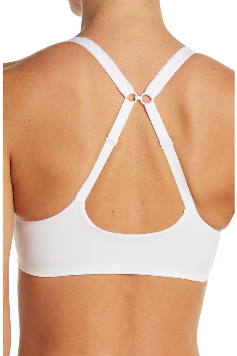 Ultimate Soft Front Closure T-Shirt Bra, Alternate, color, WHITE