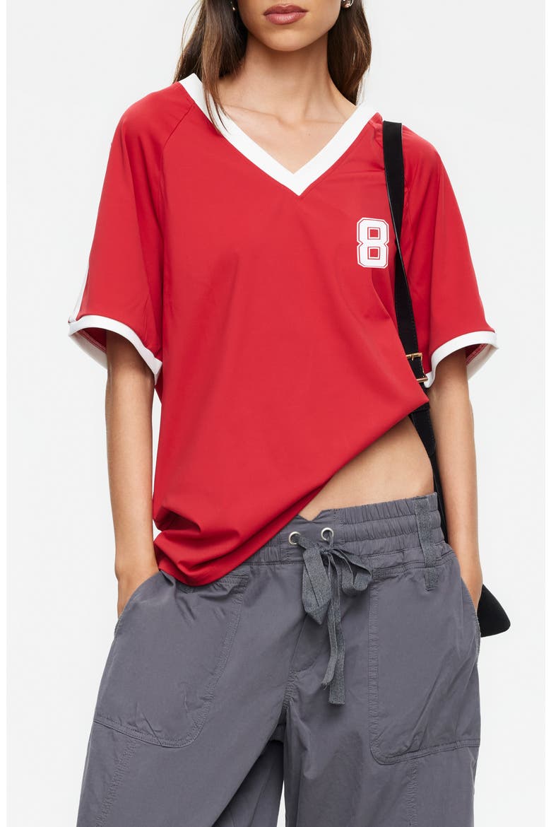 Spectate Top, Main, color, CRIMSON