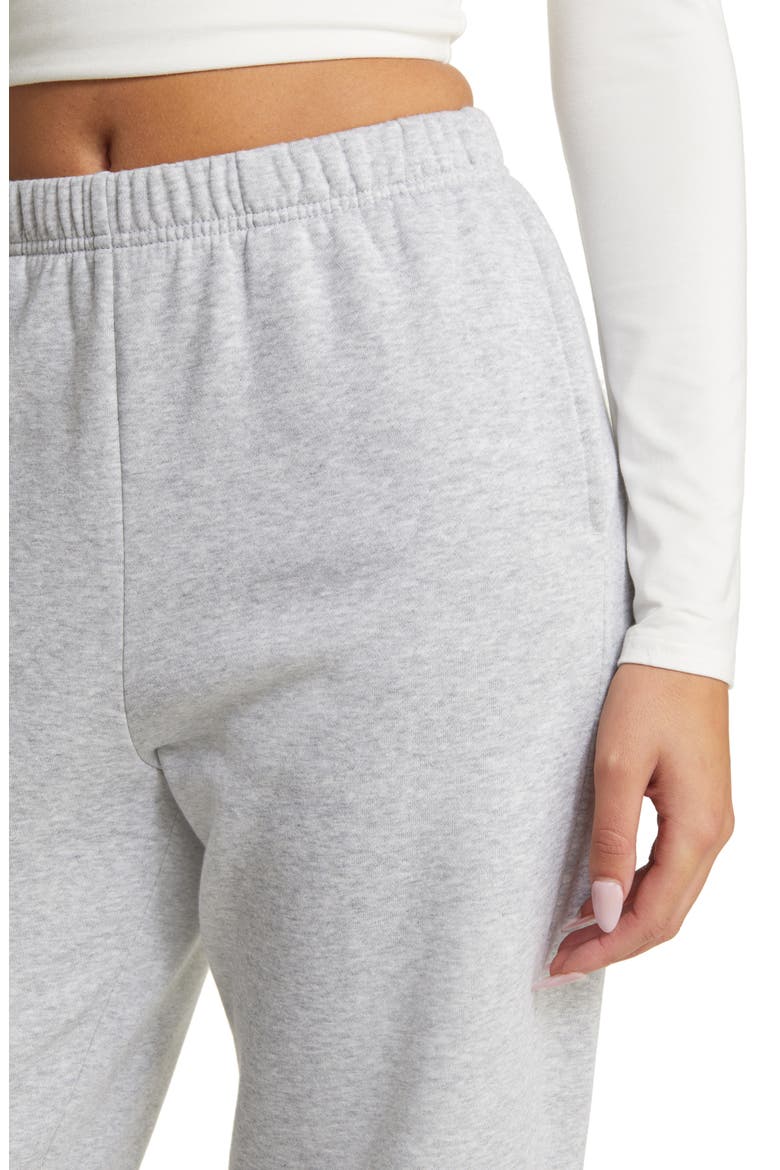 Fleece Joggers, Alternate, color, GREY SOFT HEATHER