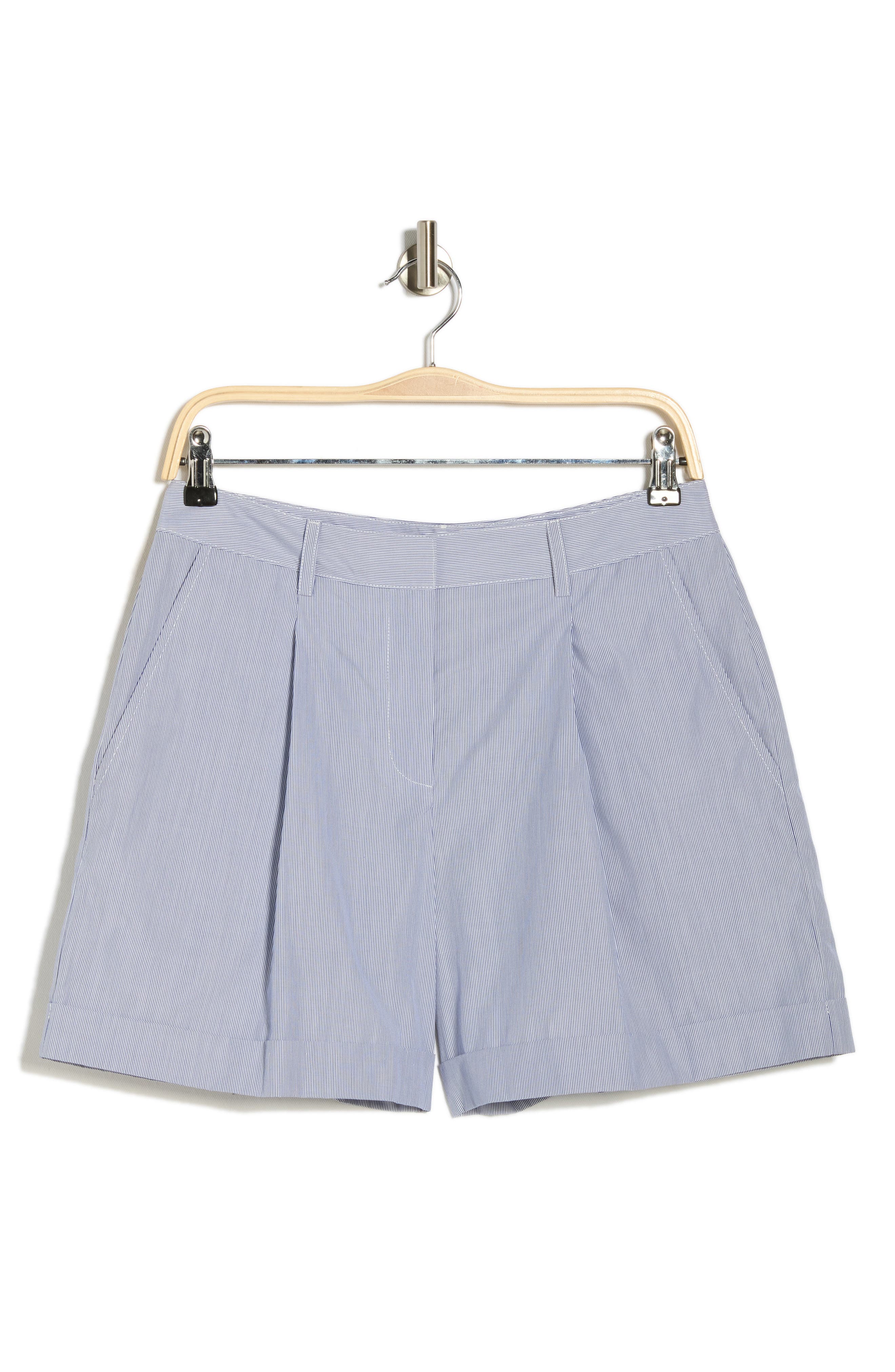 TWP Cisco Pleated Front Cotton Shorts