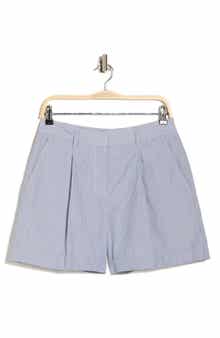 TWP Cisco Pleated Front Cotton Shorts