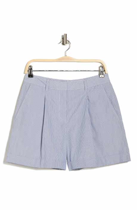 TWP Cisco Pleated Front Cotton Shorts