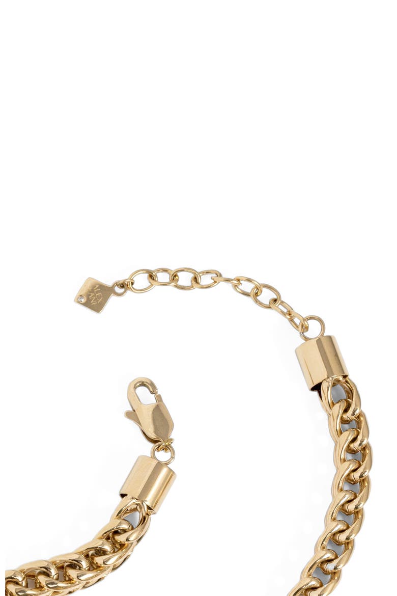 Wheat Chain  Bracelet, Alternate, color, Gold