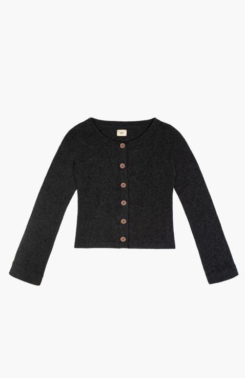 Long Sleeve Cashmere Cardigan