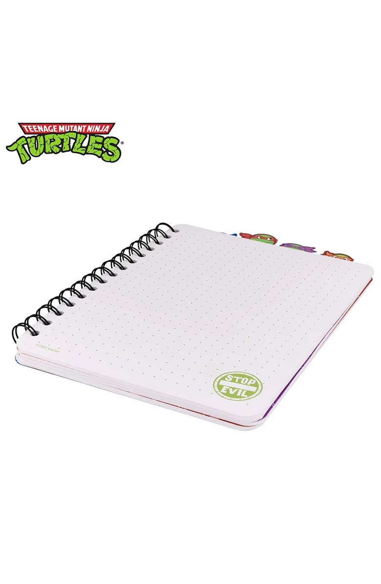 Inkology 4 Tab Journal, Teenage Mutant Ninja Turtles, 160 Pages, Kids 3+, Alternate, color, Multicolored